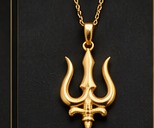 Men's gold pendant