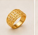 Men's gold ring